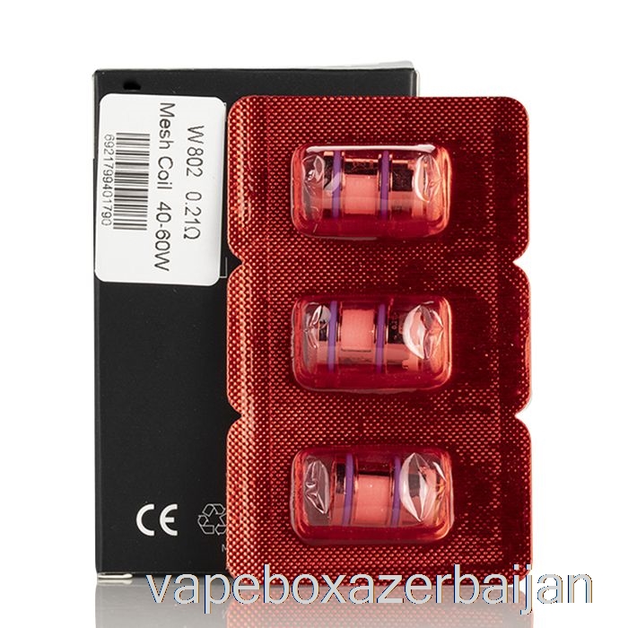 Vape Azerbaijan Hellvape x Wirice Launcher W8 Replacement Coils 0.21ohm W802 Mesh Coils